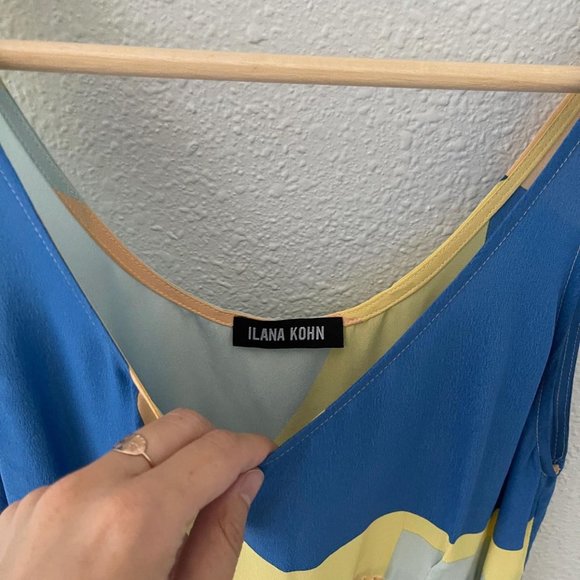 Ilana Kohn Silk Jigsaw Dress - Picture 2 of 4